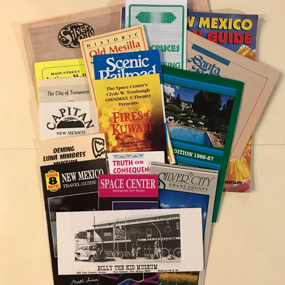VINTAGE 1980s & 1990s New Mexico Travel Brochures